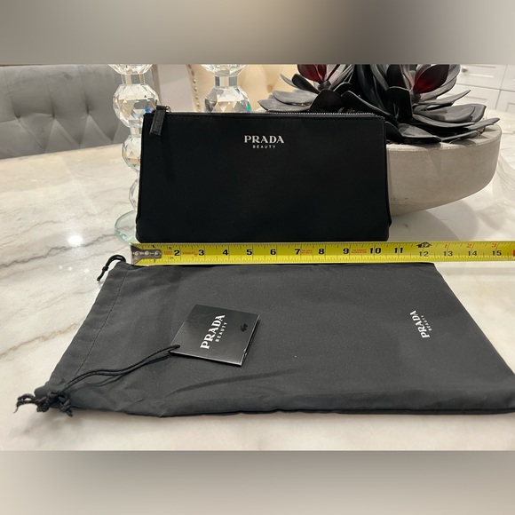 NWT 🖤Authentic Prada Beauty Cosmetic & Dust bag🖤 - Picture 2 of 6